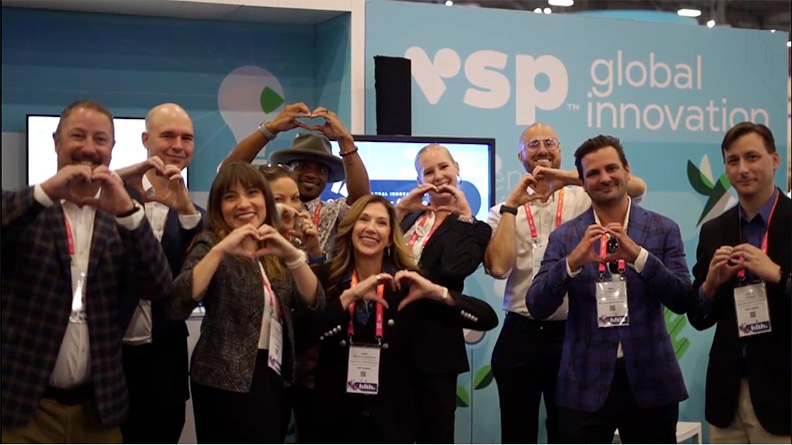 The VSP Global Innovation Center team at HLTH 2023. 