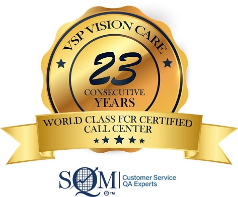 VSP Vision Care World Class Certified SQM Logo