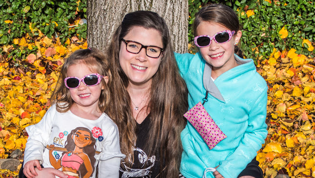 No Cost Vision Care Image of a family wearing eyeglasses